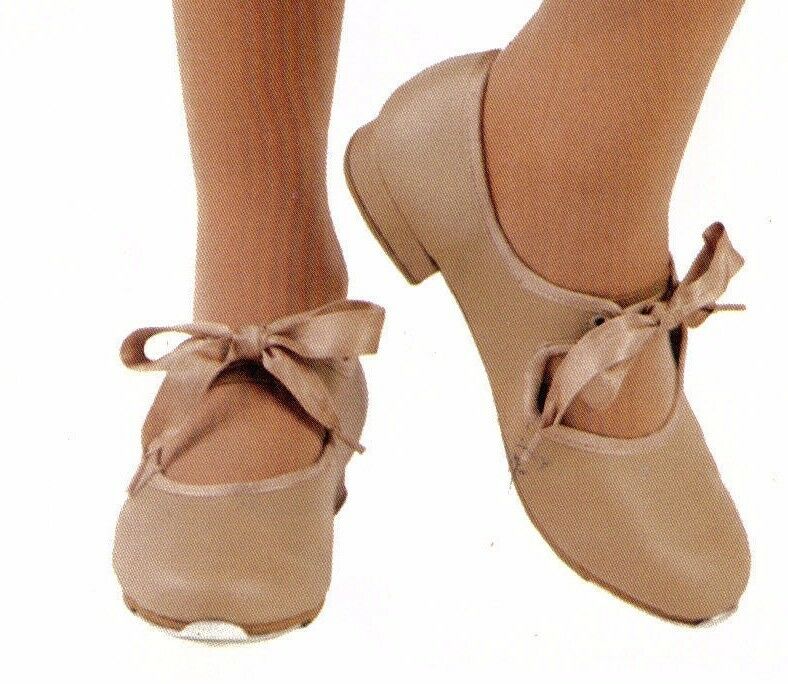 Tap Shoes Ladies Size Tapette  Tan Dance #3505 They Run Small!! Read Description